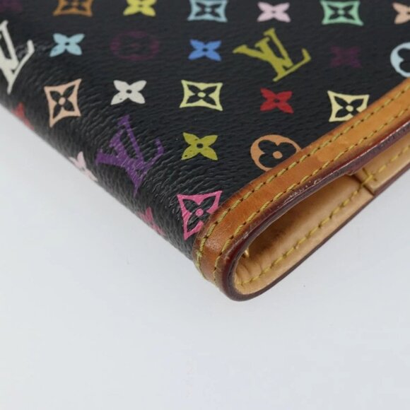 LOUIS VUITTON Multicolor Agenda PM Day Planner Cover Black R20895 LV Auth 145699 - Picture 3 of 16
